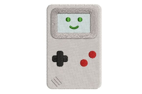 Game Console Embroidery Design