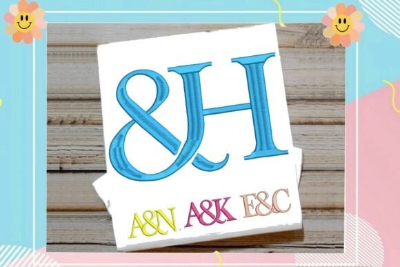 Interlocking Ampersand Letter H Monogram