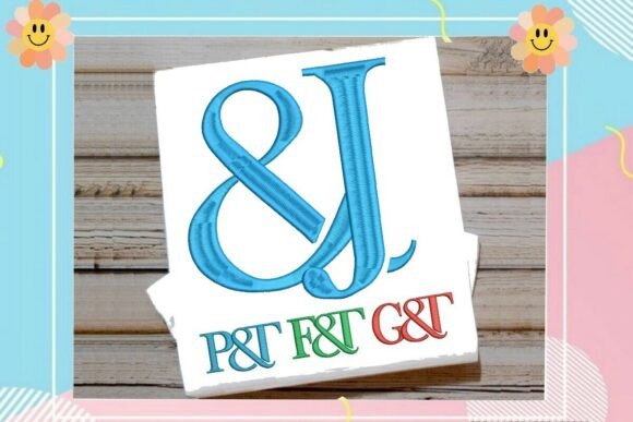 Interlocking Ampersand Letter J Monogram