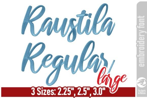 Raustila Embroidery Font - Large Review