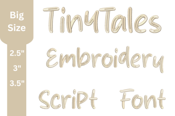 Tiny Tales Script Embroidery Font Review